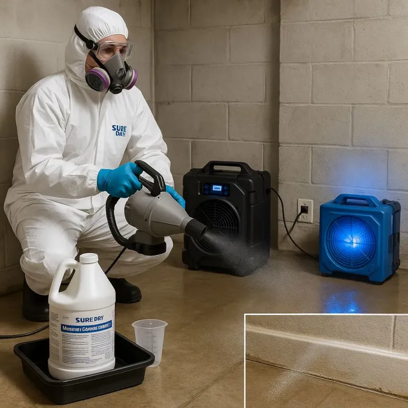 Sanitization and Odor Removal process in Laytonville, CA
